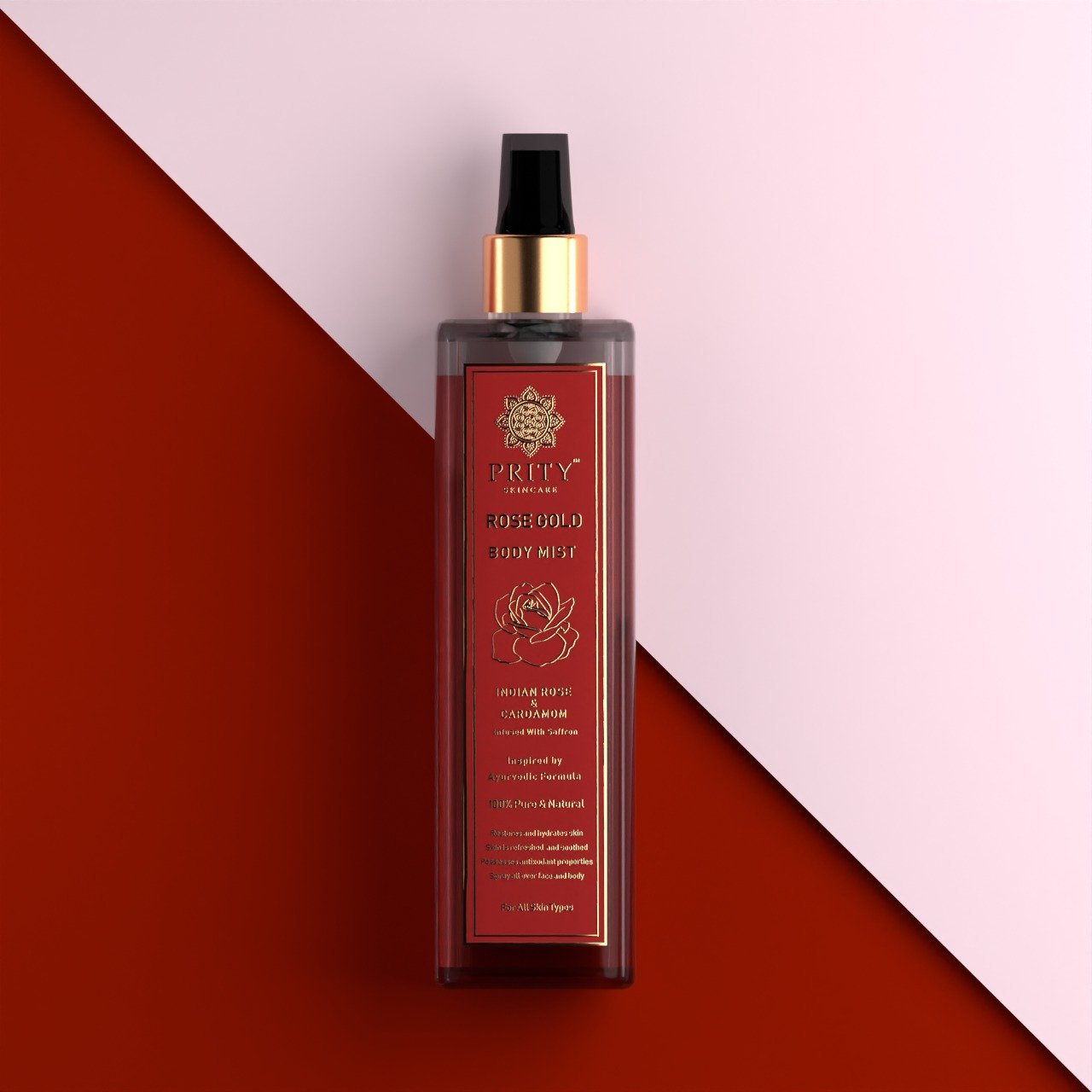 ROSE GOLD FACE BODY HYDRATING MIST