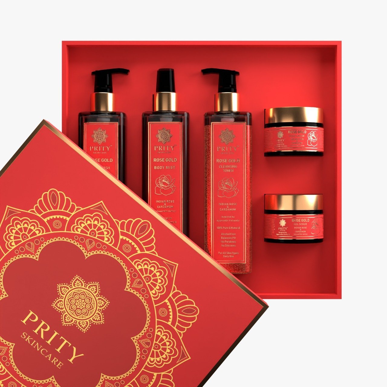 ROSE GOLD SKIN BRIGHTENING FACIAL KIT